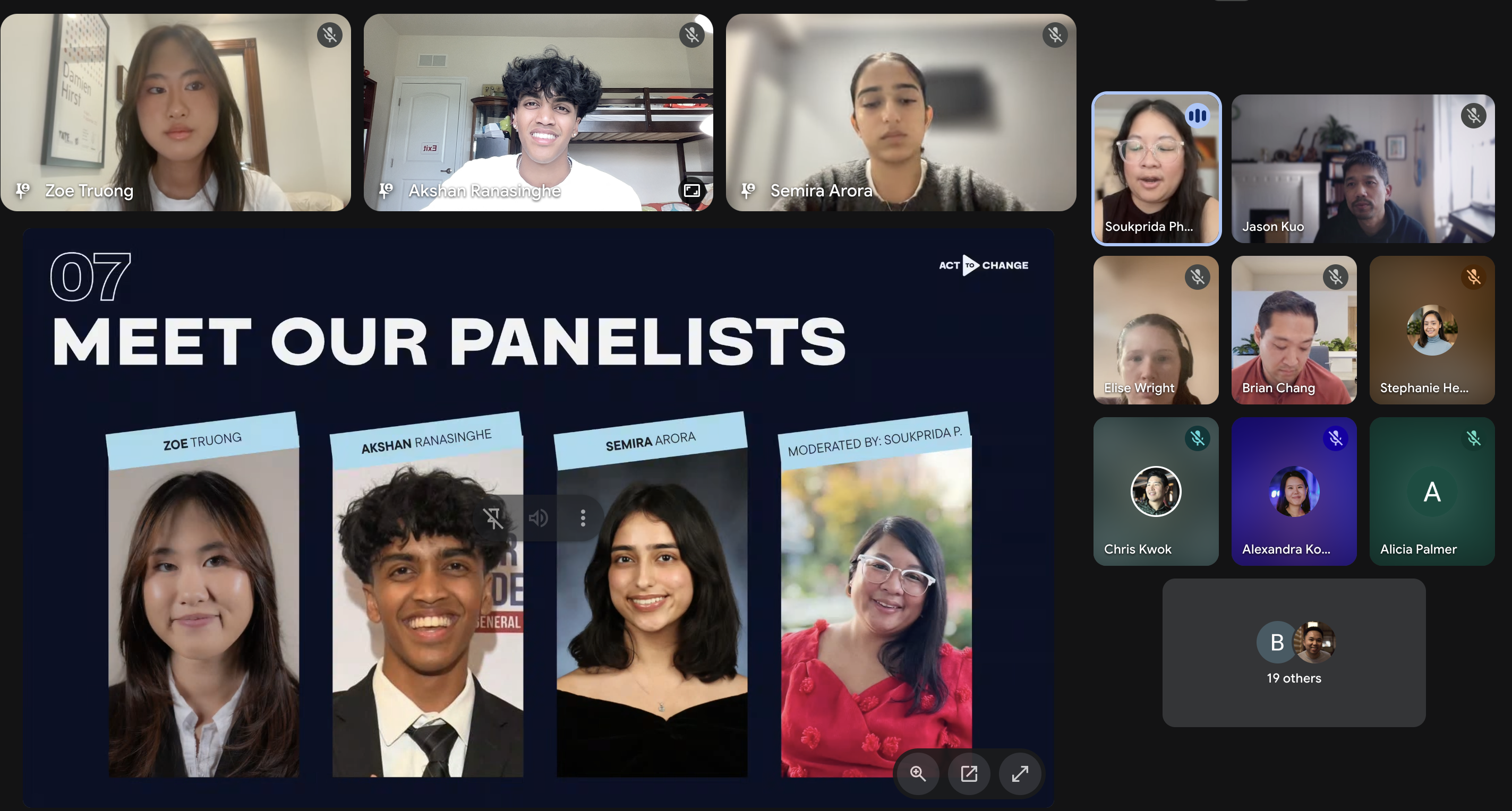 Thumbtack Corporate AAPI ERG Panel Discussion Screenshot